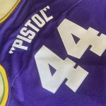 NBA 44 Pete Maravich PISTOL Jazz 1974-75 Maillot Violet